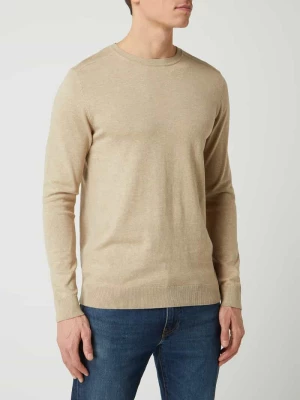 Sweter z bawełny pima model ‘Berg’ Selected Homme
