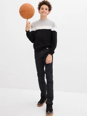 Sweter z cienkiej bawełnianej dzianiny bonprix