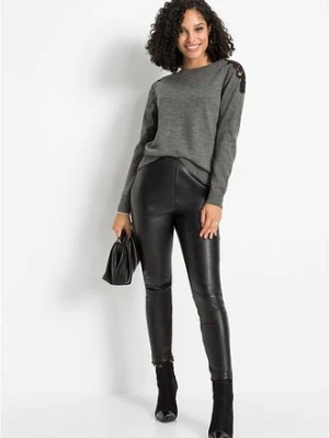 Sweter z cienkiej dzianiny bonprix