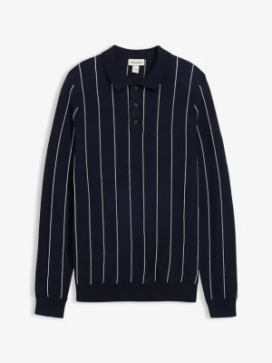 Sweter z cienkiej dzianiny, regular fit BonPrix niebieski