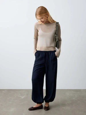 Sweter z cienkiej dzianiny średni brązowy - Teen - - MANGO TEEN