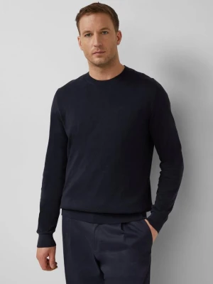 Sweter z cienkiej dzianiny z domieszką bawełny s.Oliver niebieski