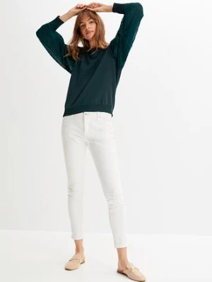 Sweter z cienkiej dzianiny z lejącej mieszanki wiskozy bonprix