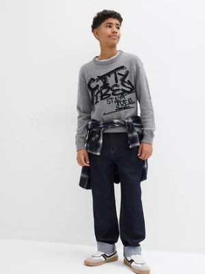 Sweter z czystej bawełny bonprix