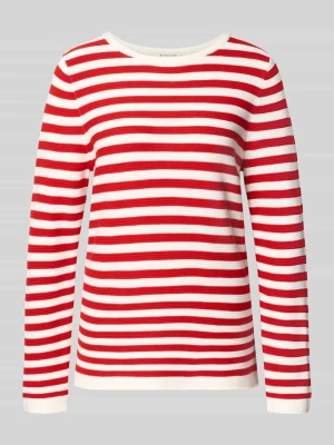 sweter z czystej bawełny, krój regular fit Tom Tailor Czerwony