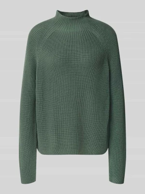 sweter z czystej bawełny o kroju regular fit Marc O'Polo Butelkowy zielony