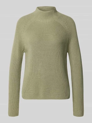 sweter z czystej bawełny o kroju regular fit Marc O'Polo Trzcinowy