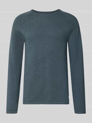 Sweter z czystej bawełny o kroju regular fit Model 'Hill' Jack&Jones Niebieski
