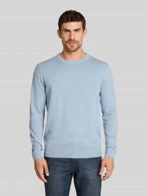 sweter z czystej bawełny o kroju regular fit Tom Tailor Jasnoniebieski