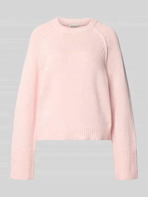 sweter z czystej bawełny o kroju regular fit Tom Tailor Różowy