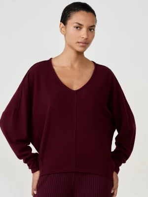 Sweter z Dekoltem V Etam