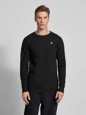Bluzka z długim rękawem i detalem z logo model ‘Jirgi’ G-Star Raw