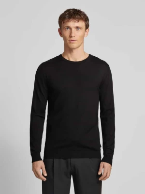 Sweter z detalem z logo model ‘Jones’ Matinique