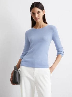 Sweter z długim rękawem z dzianiny slim Marc O'Polo