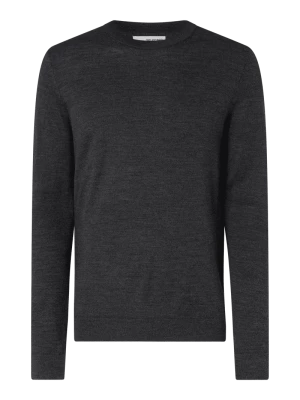Sweter z dodatkiem wełny merino model ‘Town’ Selected Homme