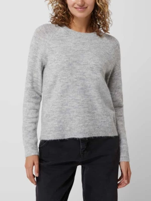 Sweter z dodatkiem wełny z alpaki model ‘Lulu’ Selected Femme