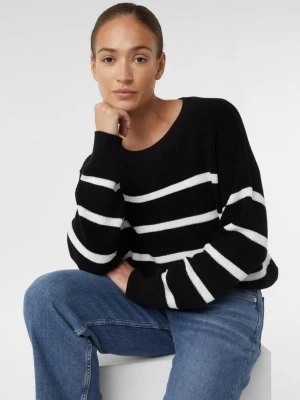 Sweter z dzianiny w paski Relaxed Fit comma