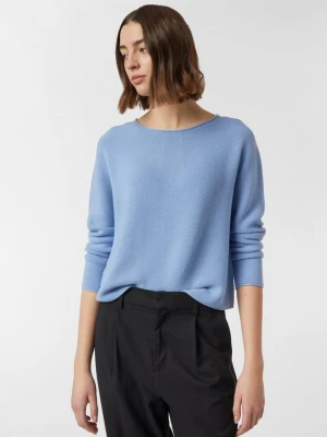 Sweter z dzianiny comma niebieski