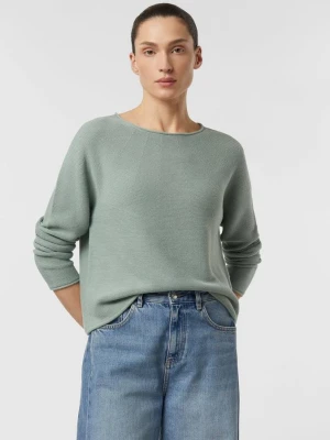 Sweter z dzianiny comma zielony