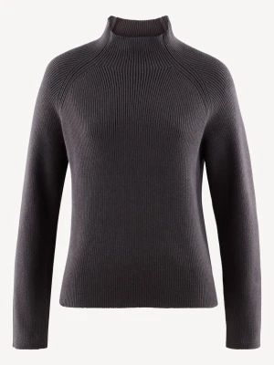 Sweter z dzianiny czarny - TAMARIS