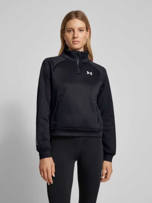 Sweter z dzianiny dresowej z kieszeniami zapinanymi na zamek błyskawiczny model ‘Armour’ Under Armour