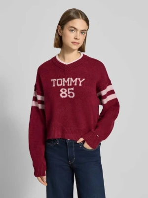 Sweter z dzianiny kroju oversized z dodatkiem wełny Tommy Jeans