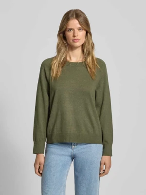 Sweter z dzianiny kroju regular fit z mieszanki bawełny Marc O'Polo DENIM
