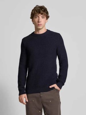 Sweter z dzianiny kroju regular fit z mieszanki bawełny Marc O'Polo DENIM