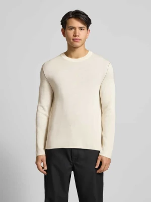 Sweter z dzianiny kroju regular fit z mieszanki bawełny Marc O'Polo DENIM