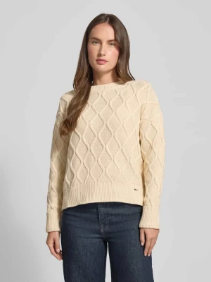 Sweter z dzianiny kroju regular fit z mieszanki bawełny s.Oliver RED LABEL