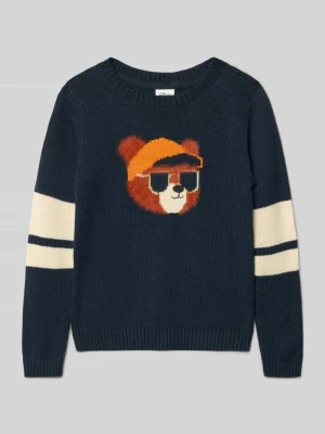 Sweter z dzianiny kroju regular fit z mieszanki bawełny s.Oliver RED LABEL