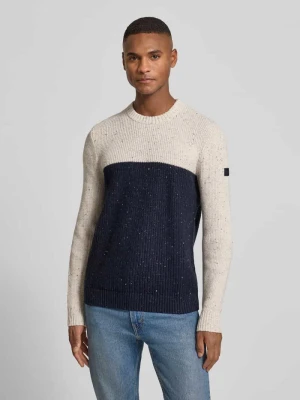 Sweter z dzianiny kroju regular fit z mieszanki bawełny Tom Tailor