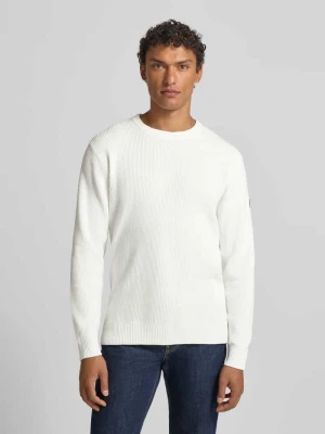 Sweter z dzianiny kroju regular fit z mieszanki bawełny Tom Tailor