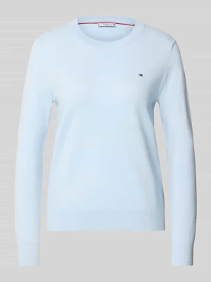 Sweter z dzianiny kroju regular fit z mieszanki bawełny Tommy Hilfiger