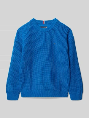 Sweter z dzianiny kroju regular fit z mieszanki bawełny Tommy Hilfiger Teens