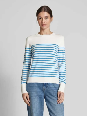 Sweter z dzianiny o drobnym splocie o kroju regular fit z mieszanki wiskozy s.Oliver RED LABEL