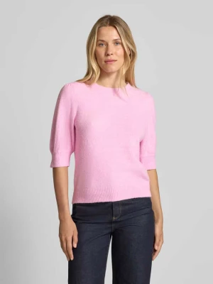 Sweter z dzianiny o kroju comfort fit z bufiastymi rękawami model ‘DOFFY’ Vero Moda