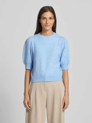 Sweter z dzianiny o kroju comfort fit z bufiastymi rękawami model ‘DOFFY’ Vero Moda