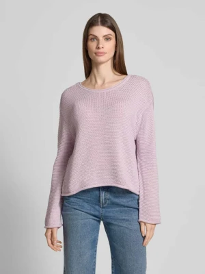 Sweter z dzianiny o kroju comfort fit z czystej bawełny Marc O'Polo