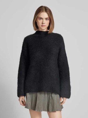 Sweter z dzianiny o kroju comfort fit z dodatkiem wełny model ‘MALA’ Pieces