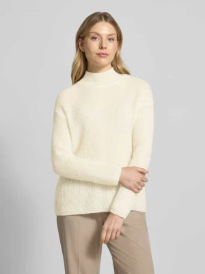 Sweter z dzianiny o kroju comfort fit z dodatkiem wełny model ‘TENNA’ MM