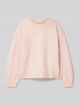 Sweter z dzianiny o kroju comfort fit z efektem melanżu model ‘SHELDO’ Only