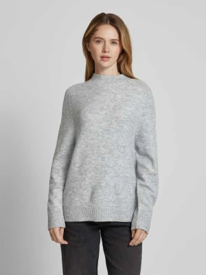 Sweter z dzianiny o kroju comfort fit z rękawami typu saddle shoulder i półgolfem Tom Tailor Denim