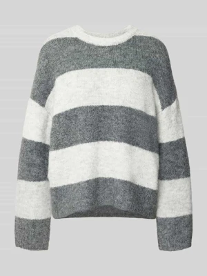 Sweter z dzianiny o kroju oversized z dodatkiem wełny model ‘MONI LIFE’ Only