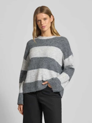 Sweter z dzianiny o kroju oversized z dodatkiem wełny model ‘MONI LIFE’ Only
