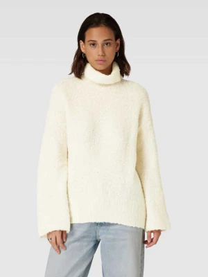 Sweter z dzianiny o kroju oversized z dodatkiem wełny model ‘NATHERINE’ Pieces