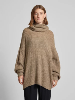 Sweter z dzianiny o kroju oversized z golfem model ‘Juna’ LeGer by Lena Gercke