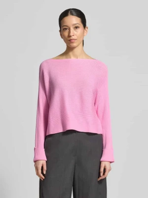 Sweter z dzianiny o kroju oversized z mieszanka bawełny model 'SCAMBIO' MAX&Co.