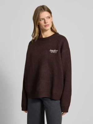 Sweter z dzianiny o kroju oversized z motywem na plecach, model „Wine & Vibe” ANOTHER COTTON LAB
