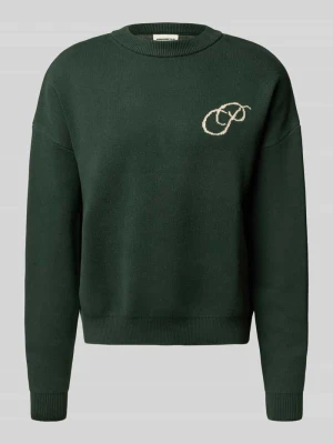 Sweter z dzianiny o kroju oversized z nadrukiem z logo PROHIBITED